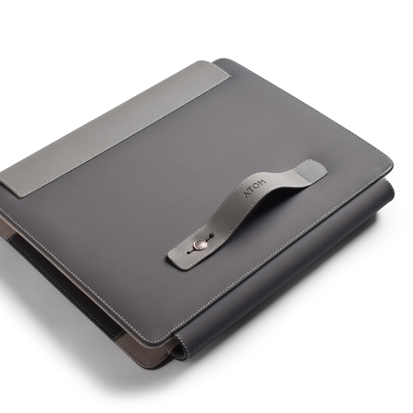 Gray slim laptop sleeve