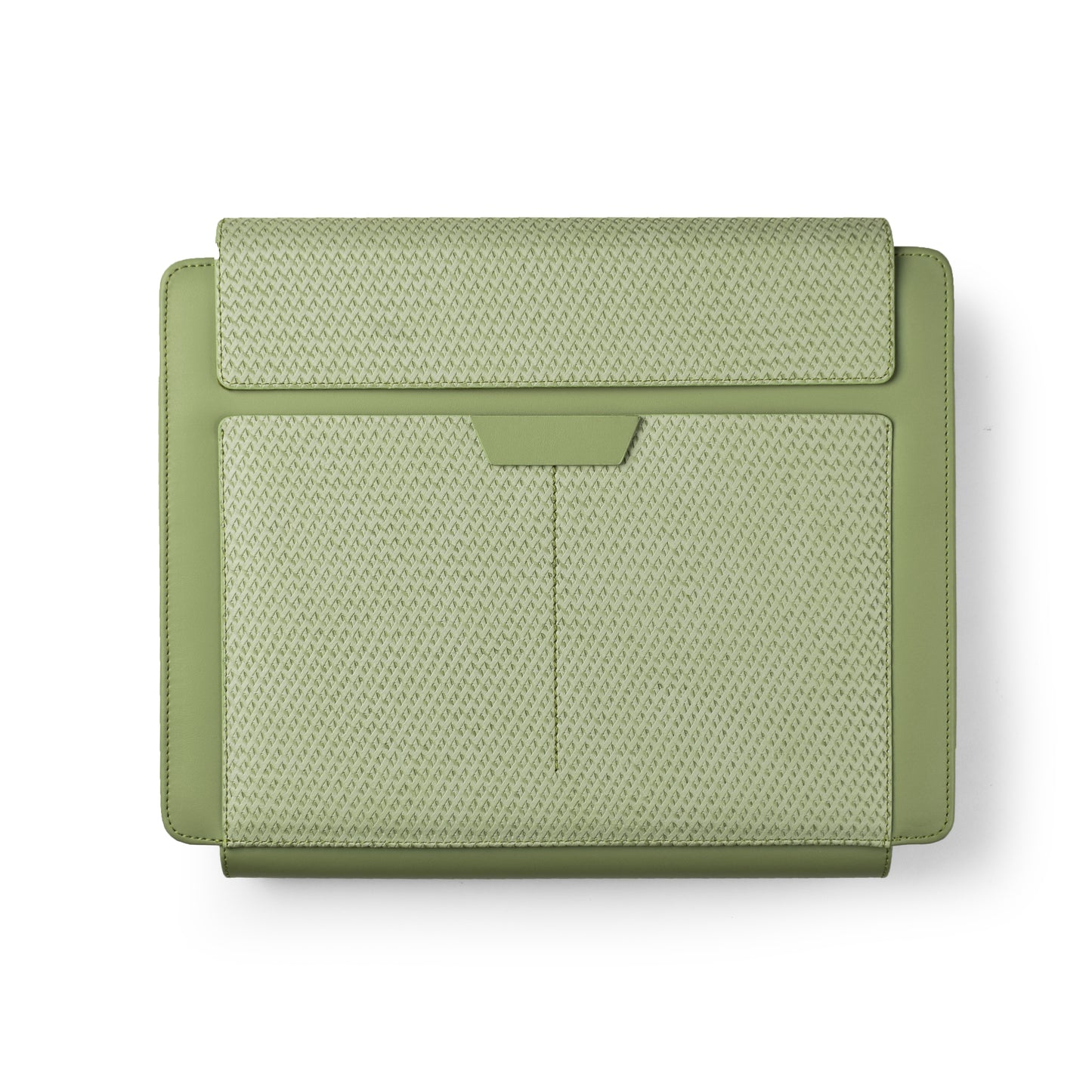 green laptop case